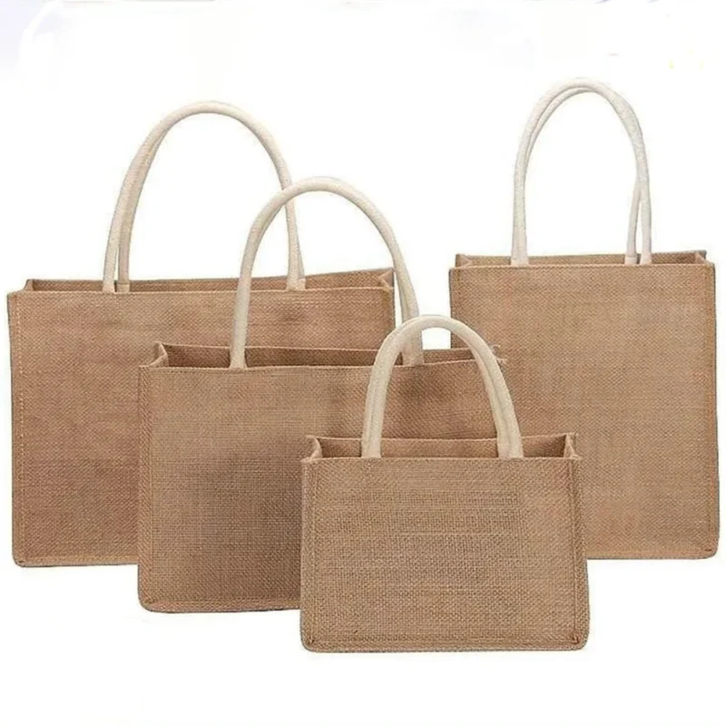 Canvas Linen Tote Bag – Eco-Friendly & Reusable Bag